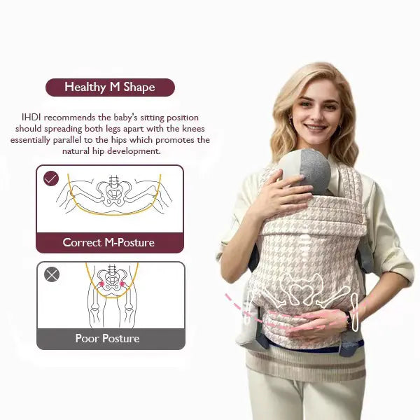 Baby Adjustable Multi-Functional Carrier - Ergonomic 4-in-1 Infant Sling | 0-4 Years, 20kg Capacity