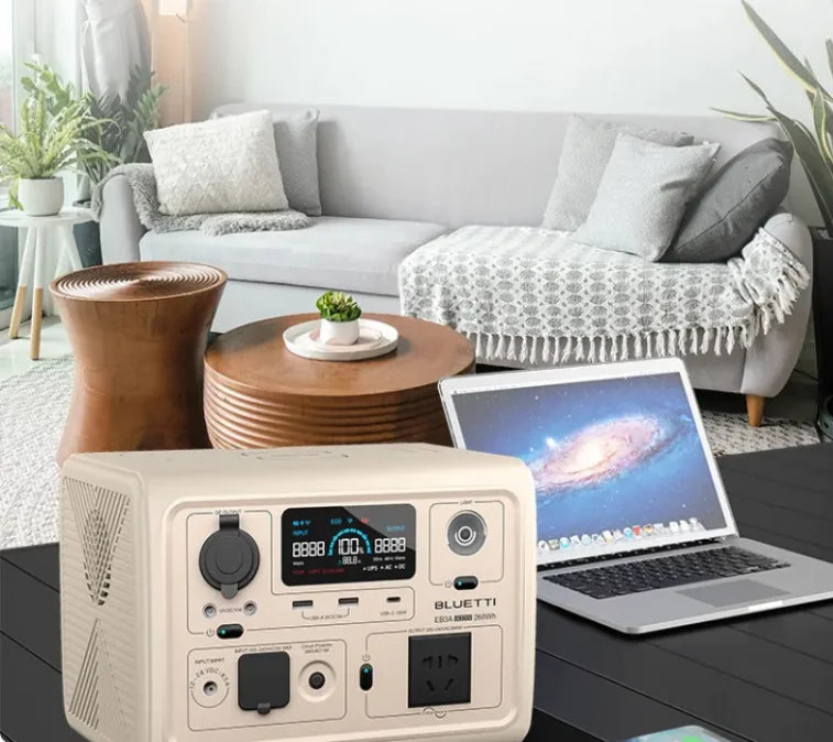 Camping UPS Charging Source - 268Wh Portable Power Station with AC/DC/USB Outputs