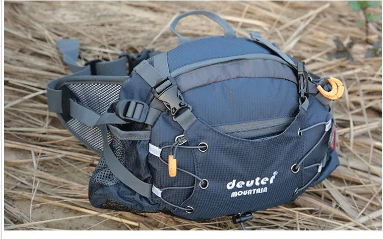 Deuter Cycling Sports Waist Bag - 10-Inch Multi-Pocket Design for Running & Outdoor Activities | Unisex