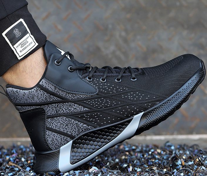 Steel Toe Safety Work Boots - Men's Winter Protective Footwear