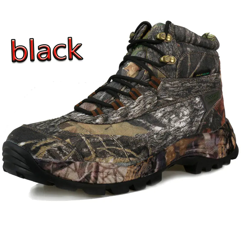Men's Off-road Hiking Boots - Durable Camouflage Outdoor Tactical Boots