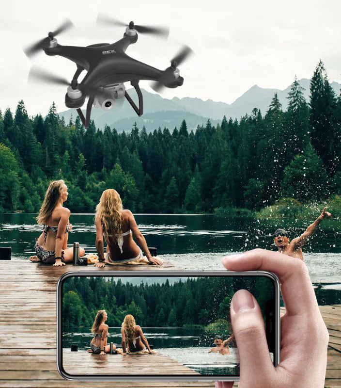 X35 4K Drone with Gimbal - 30-Min Flight Time & 1000m Range | Professional Drone