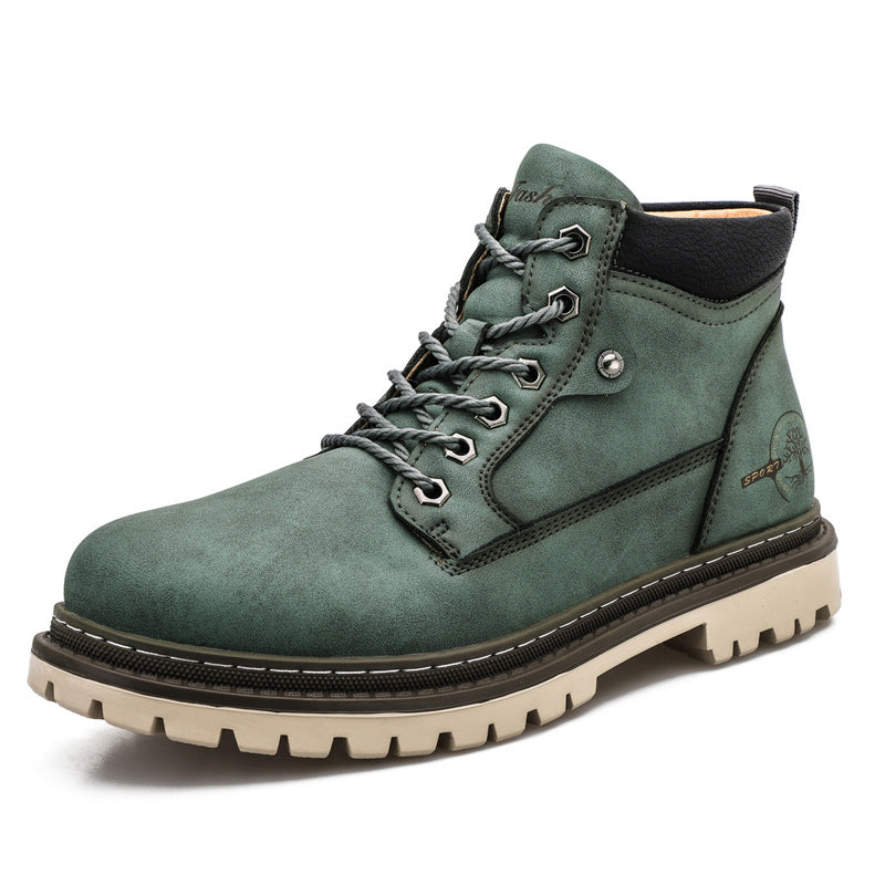 2021 New Men's High-Top Martin Boots for Autumn/Winter