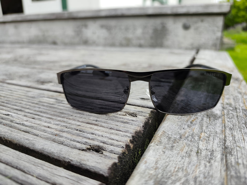 KINGSEVEN Polarized Sunglasses- UV400 Protection Semi-Rimless Sport Aviator