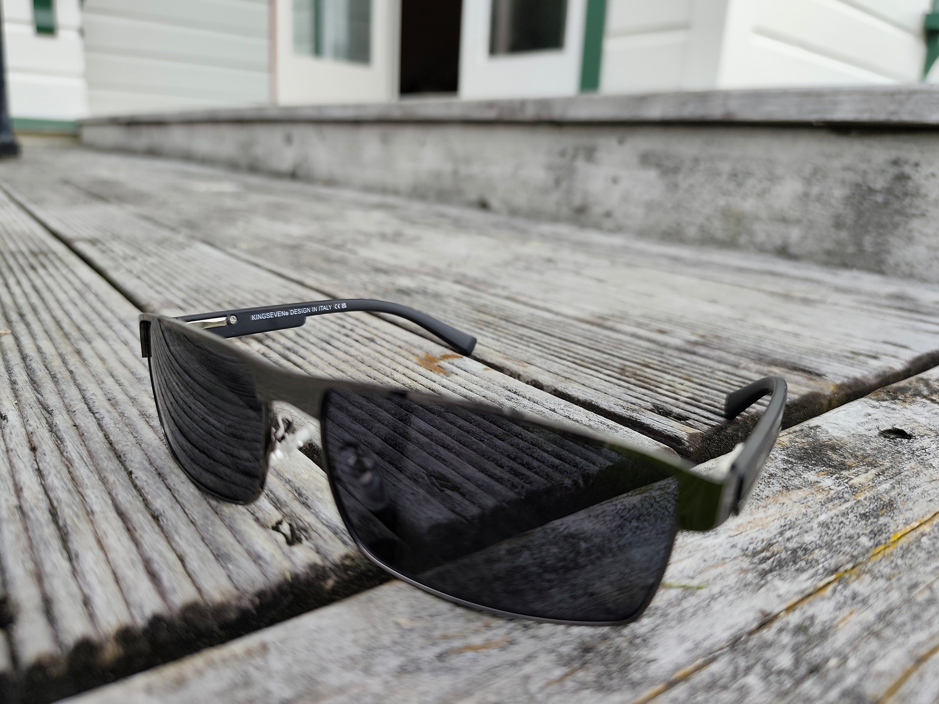 KINGSEVEN Polarized Sunglasses- UV400 Protection Semi-Rimless Sport Aviator