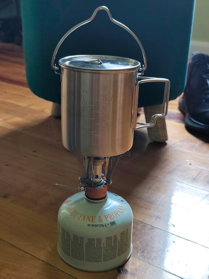 Complete Camp Kitchen Bundle - NZ Stock | Pot + Burner + Titanium Utensil