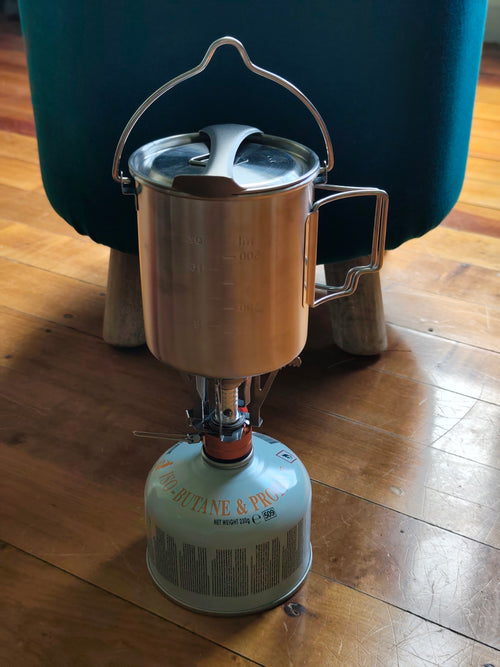 Complete Camp Kitchen Bundle - NZ Stock | Pot + Burner + Titanium Utensil