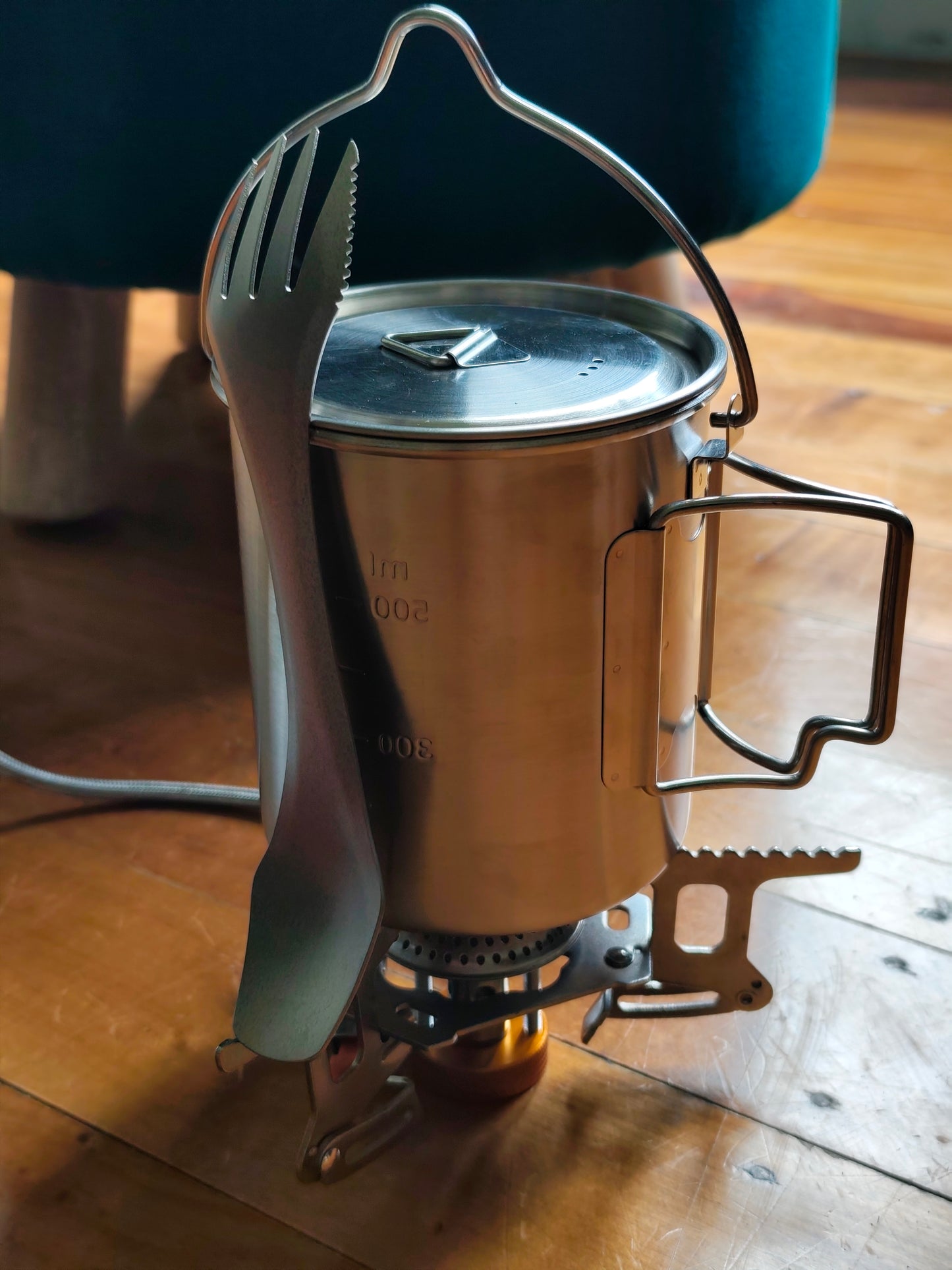 Complete Camp Kitchen Bundle - NZ Stock | Pot + Burner + Titanium Utensil