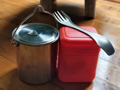 Complete Camp Kitchen Bundle - NZ Stock | Pot + Burner + Titanium Utensil