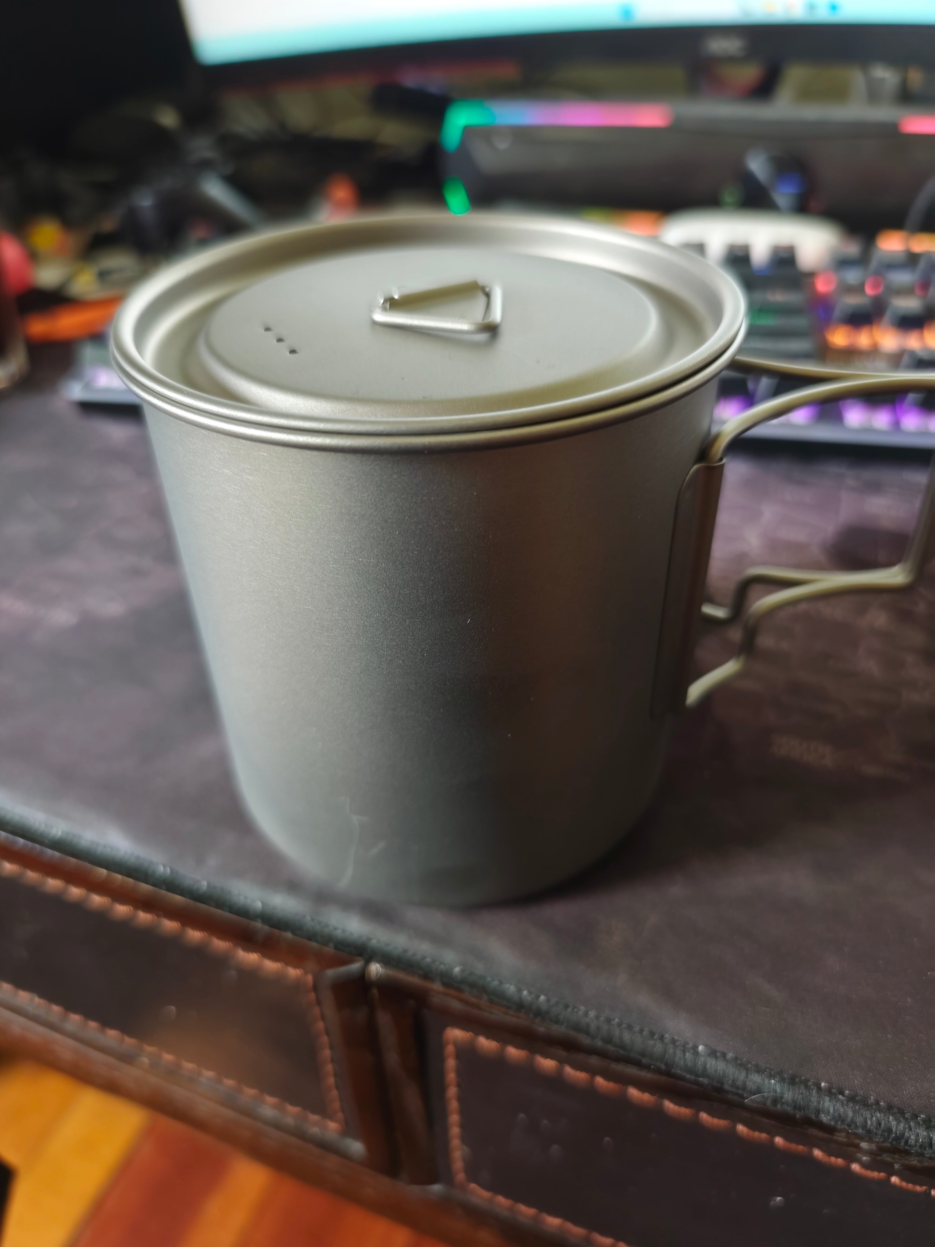 Titanium Camping Cookware Set - Ultralight Pot & Pan | Premium Backpacking Gear