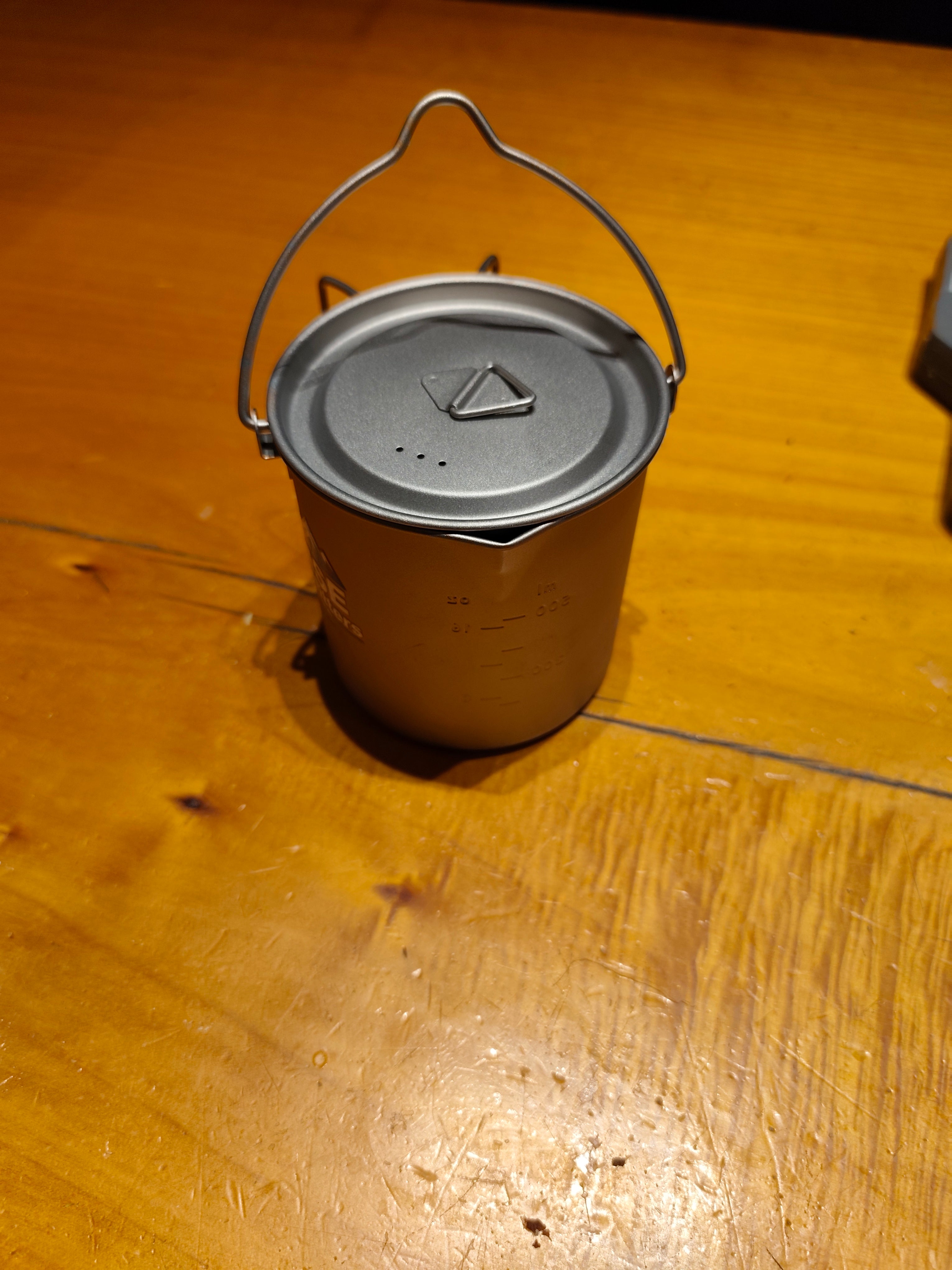 MSE Outfitters Titanium Pot 750ml | Ultralight Camp Cookware