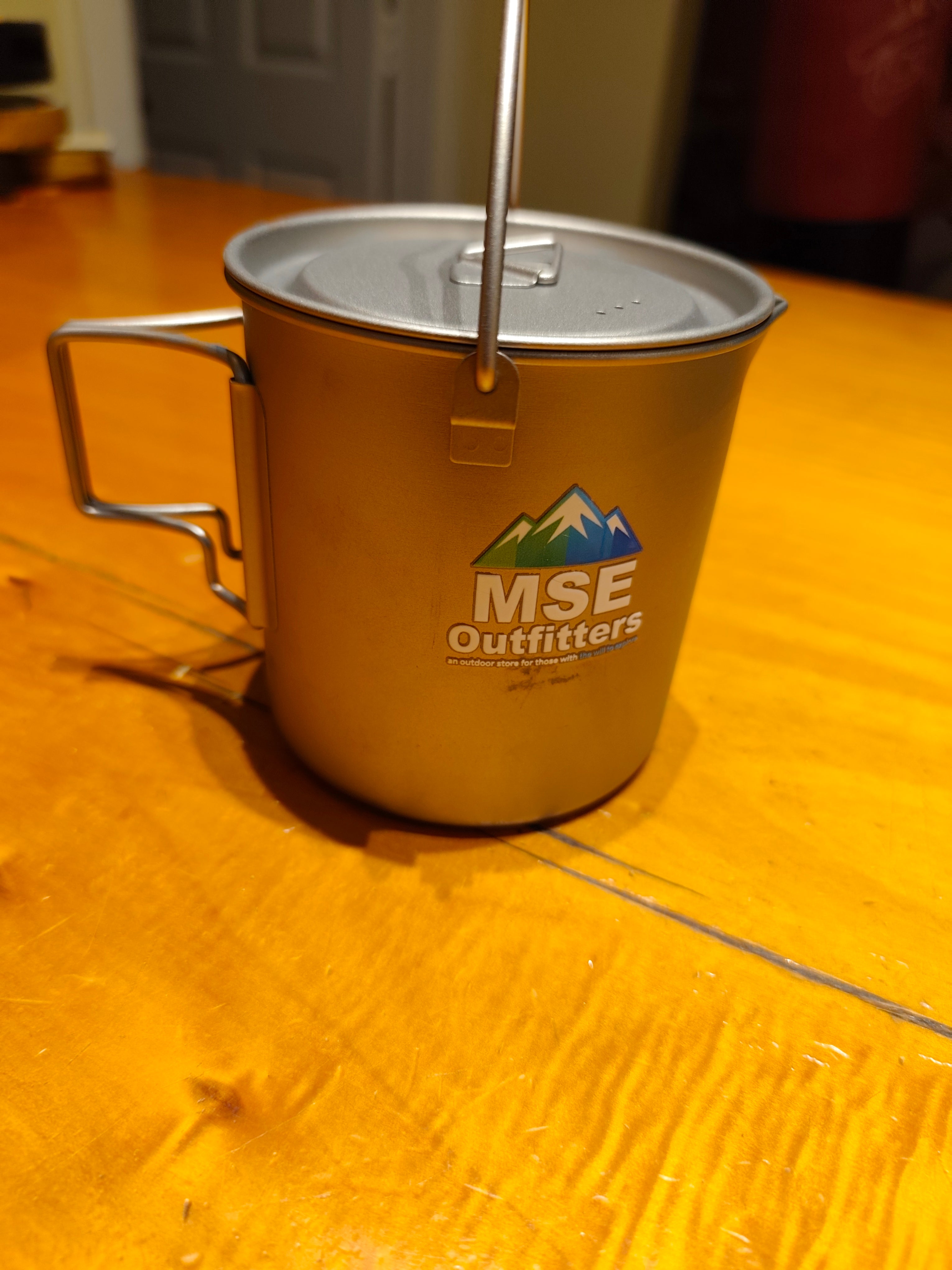 MSE Outfitters Titanium Pot 750ml | Ultralight Camp Cookware