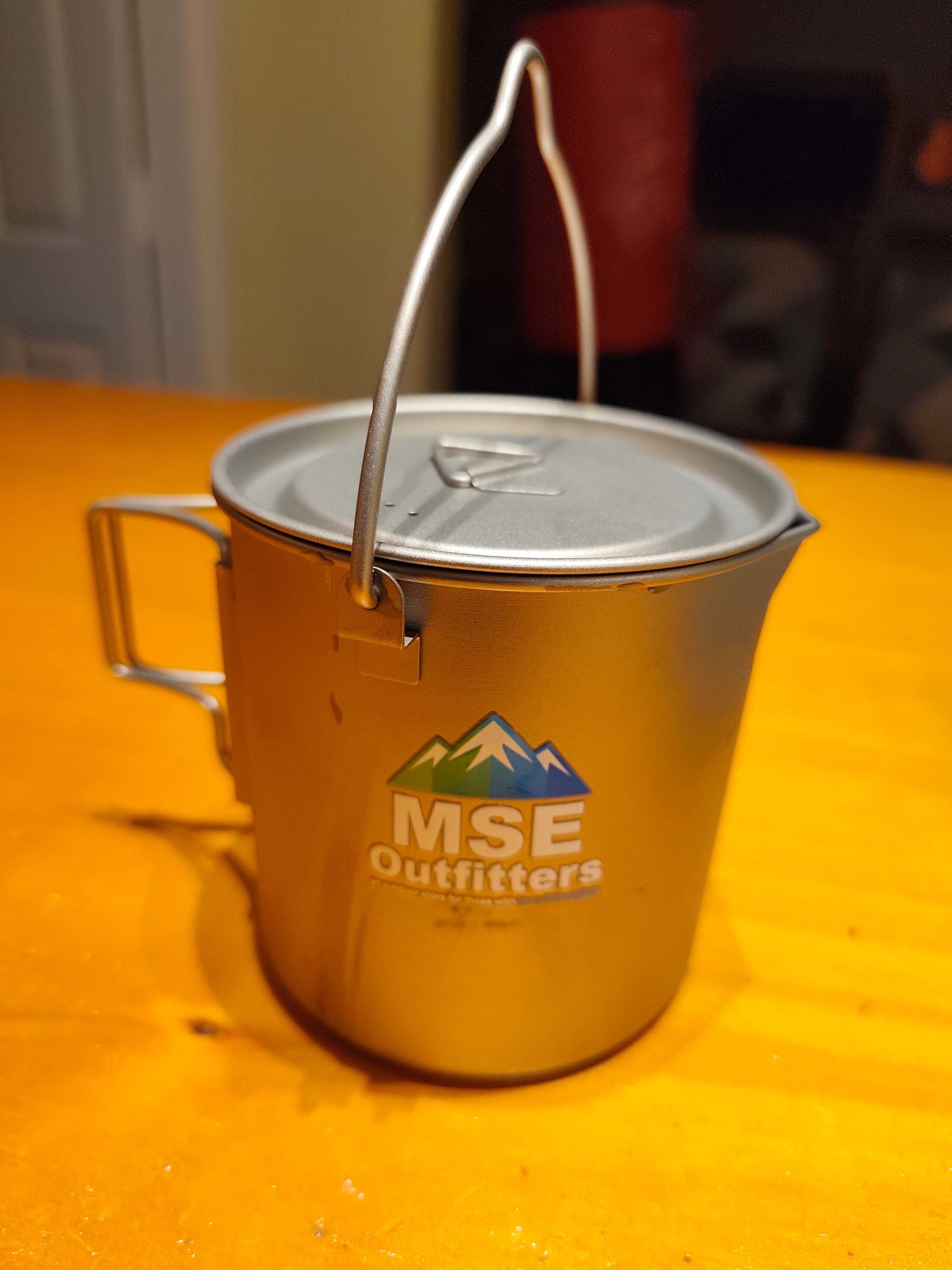 MSE Outfitters Titanium Pot 750ml | Ultralight Camp Cookware