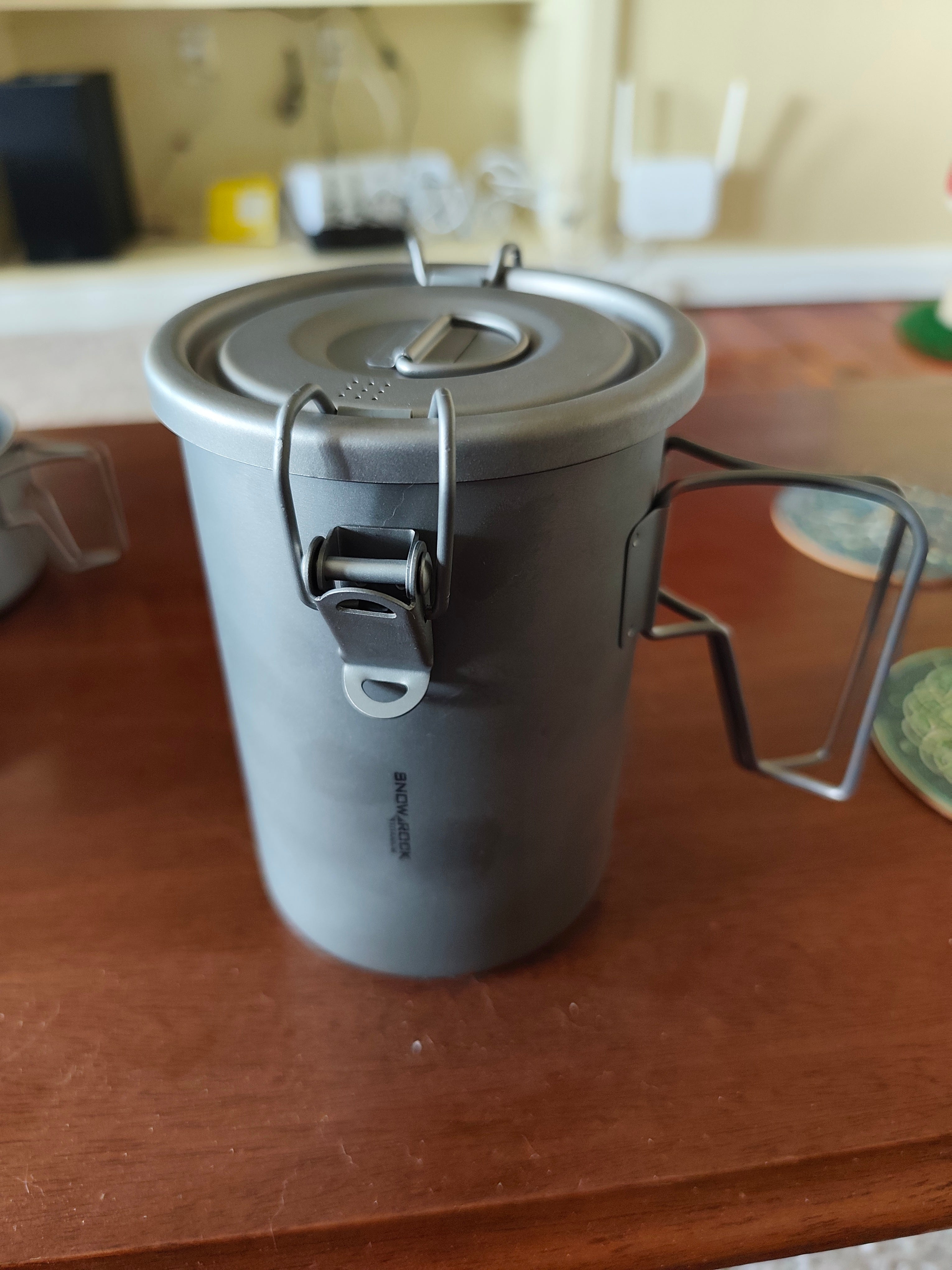 Snow Rock Titanium Couples Mountaineering Cook System - Ultralight Pure Titanium | Camping Cookware