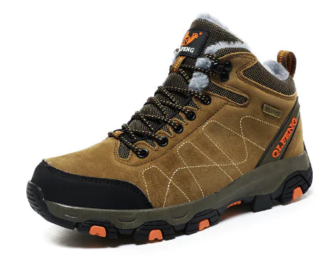 High-Top Cotton Boots for Couples - Winter Hiking Shoes