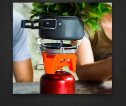 FireMaple Outdoor Heat-Exchange Camping Pot - 1L Efficient Cooking System with Thermal Cover | Backpacking Cookware