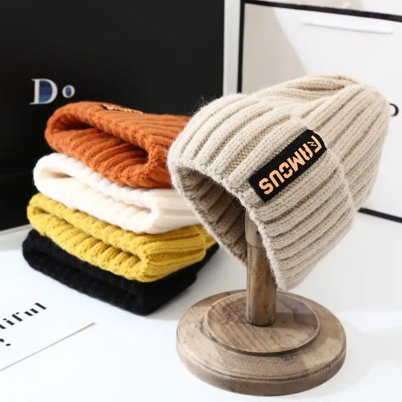 Versatile Women's Knitted Hats for Autumn and Winter