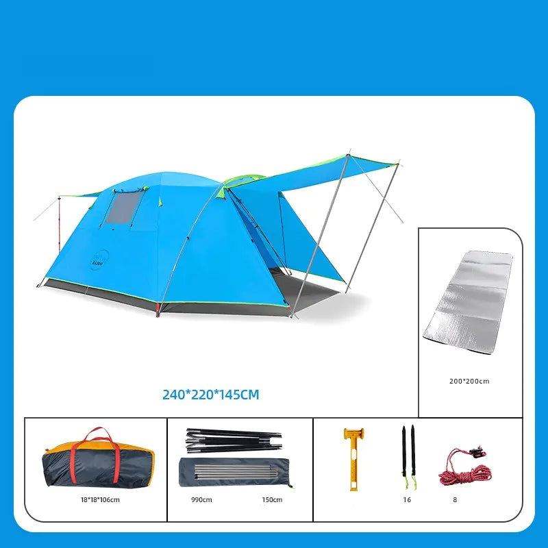 Four Person Outdoor Camping Tent