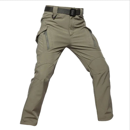 Men's Tactical Outdoor Assault Pants - Shark Skin Soft Shell Cargo Pants | Military Style