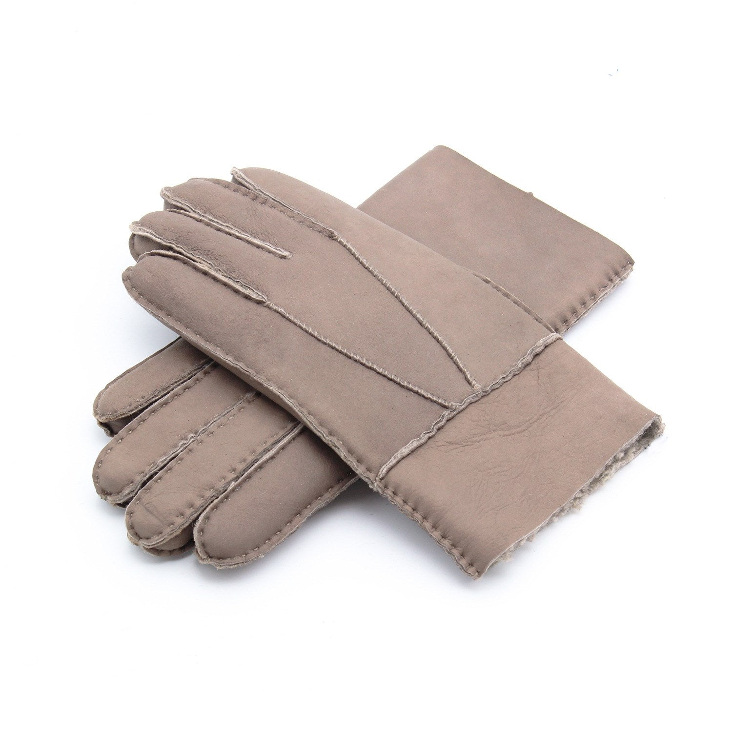 Genuine Leather Gloves - Warm Sheepskin for Men