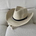 Western Cowboy Summer Woven Cool Hat