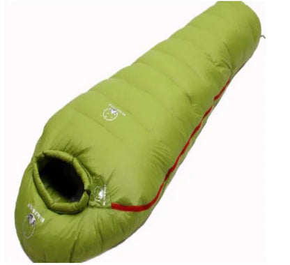 Goose Down Warm Sleeping Bag - Lightweight Insulated Camping Bag | Single