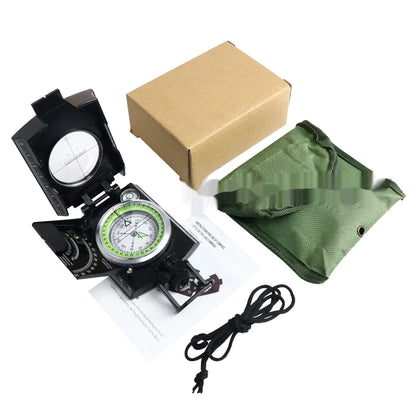 Geological Night Light Compass - Multifunctional Navigation Tool with Measurement Functions | Outdoor Survival