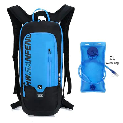 Outdoor Hydration Backpack with Integrated Water Bladder - Lightweight Cycling Pack | Trail Running