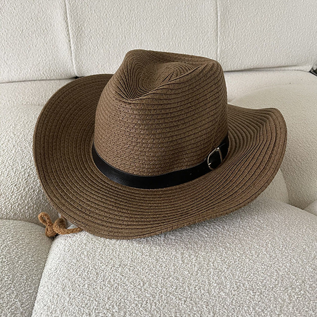 Western Cowboy Summer Woven Cool Hat