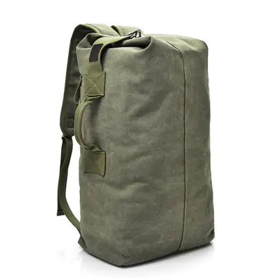 Waterproof Canvas Hiking Backpack - High Capacity Travel Pack in 2 Sizes | Outdoor Adventure Rucksack