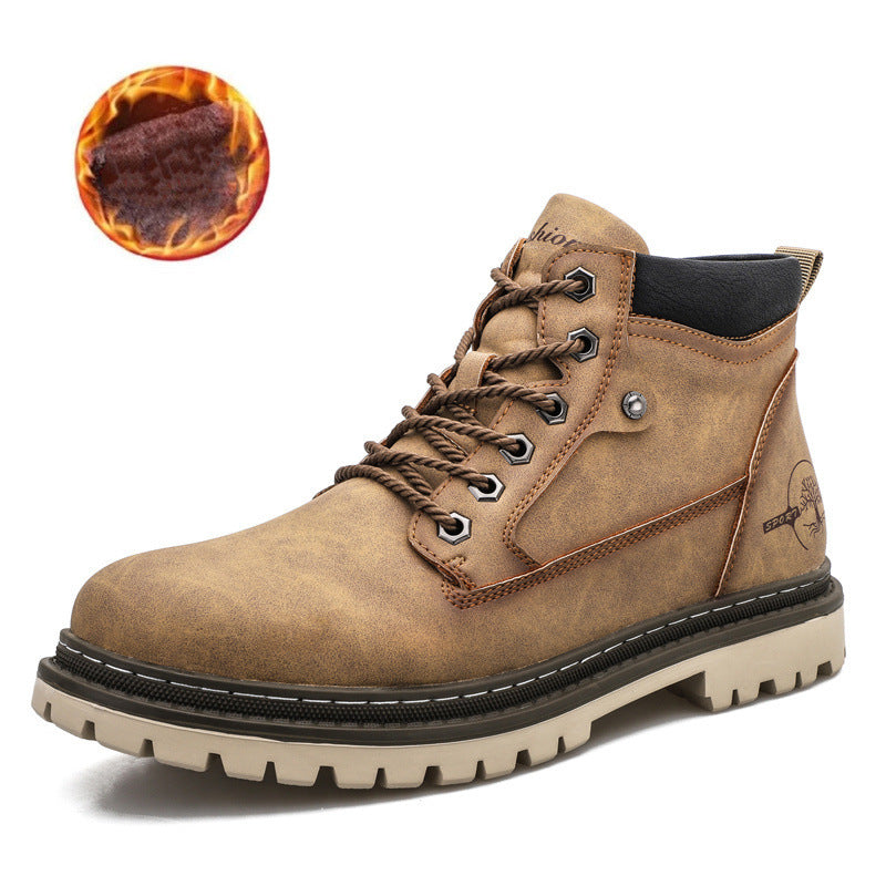 2021 New Men's High-Top Martin Boots for Autumn/Winter
