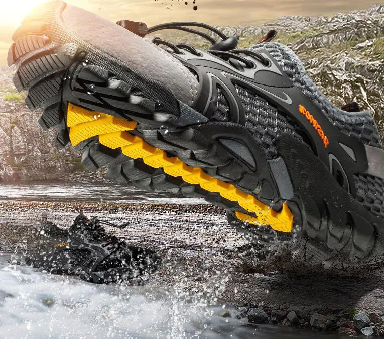 River Trekking Shoes — Fast-Drain Grip | Wading & Water Trail Shoe