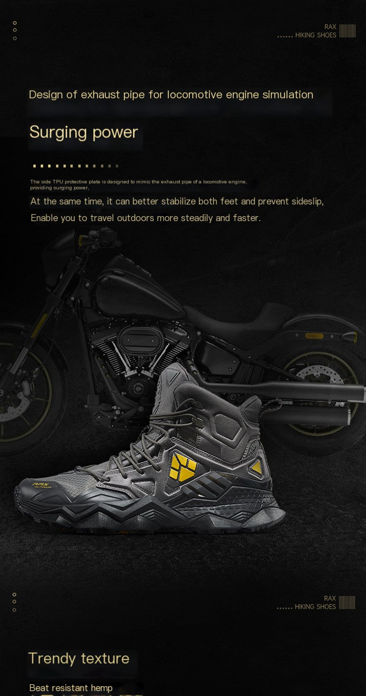 RAX Waterproof Men's Winter Hiking Boots (High-Top)