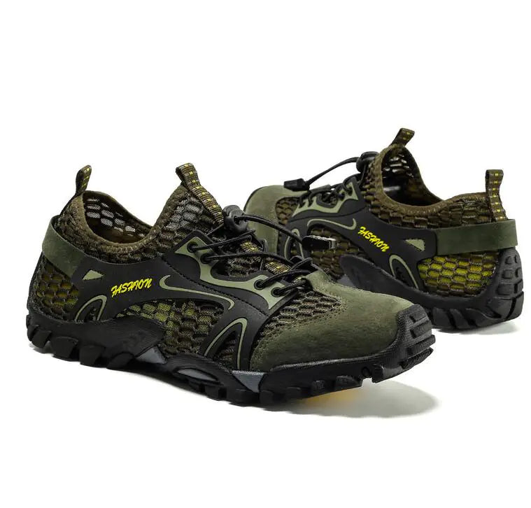 River Trekking Shoes — Fast-Drain Grip | Wading & Water Trail Shoe