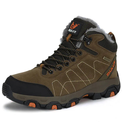 High-Top Cotton Boots for Couples - Winter Hiking Shoes