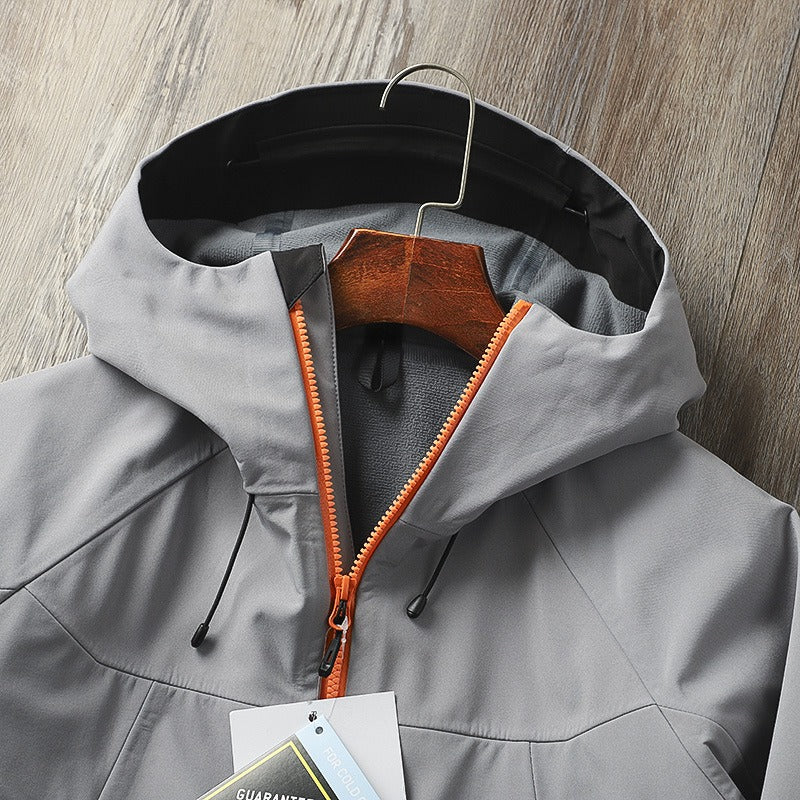 Windproof Waterproof Hooded Soft Shell Jacket