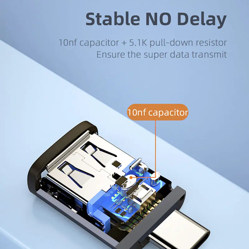 USB 3.0 Type-C OTG Adapter - Multi-Device Connectivity