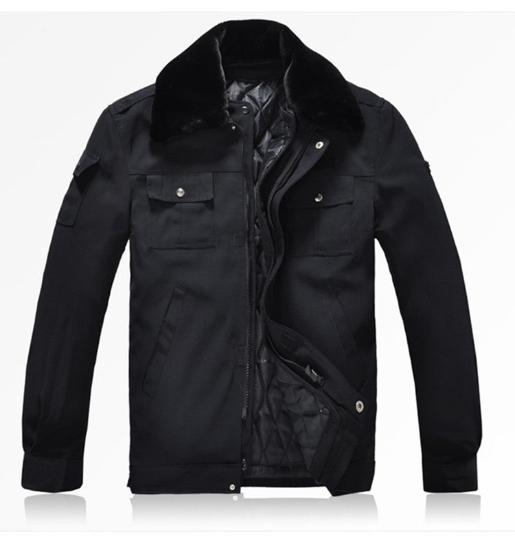 Winter Security Cotton Jacket - Thick Warm Workwear