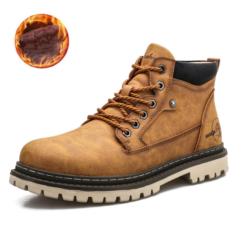 2021 New Men's High-Top Martin Boots for Autumn/Winter