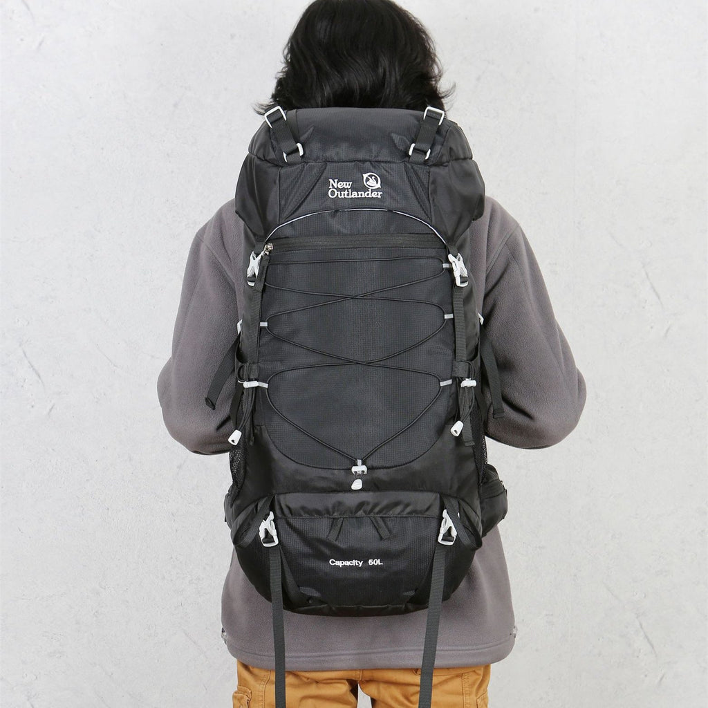 50L Large Capacity Nylon Hiking Backpack