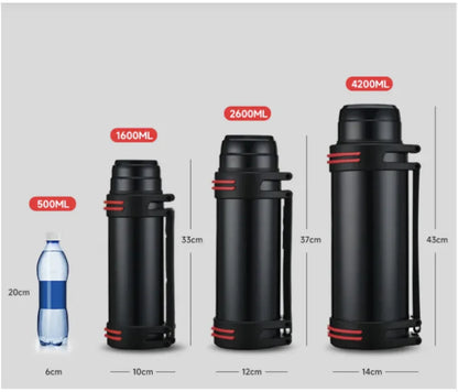 Large-Capacity 304 Stainless Steel Insulated Thermos