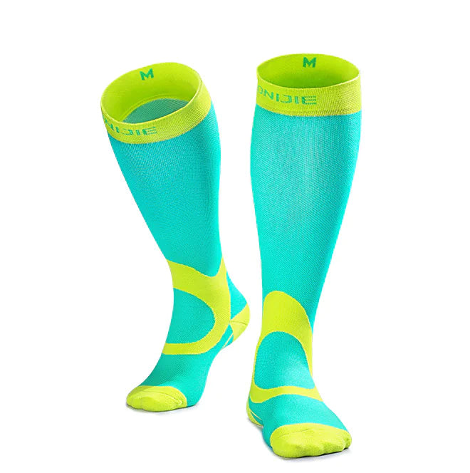 Compression Socks for Cycling, Running, and Sports - Nylon Athletic Support for Marathon