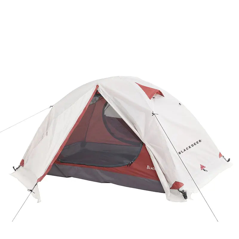 BlackDeer Double Layer Camping Tent - 2-3 Person Waterproof 3/4 Season Shelter with Aluminum Poles