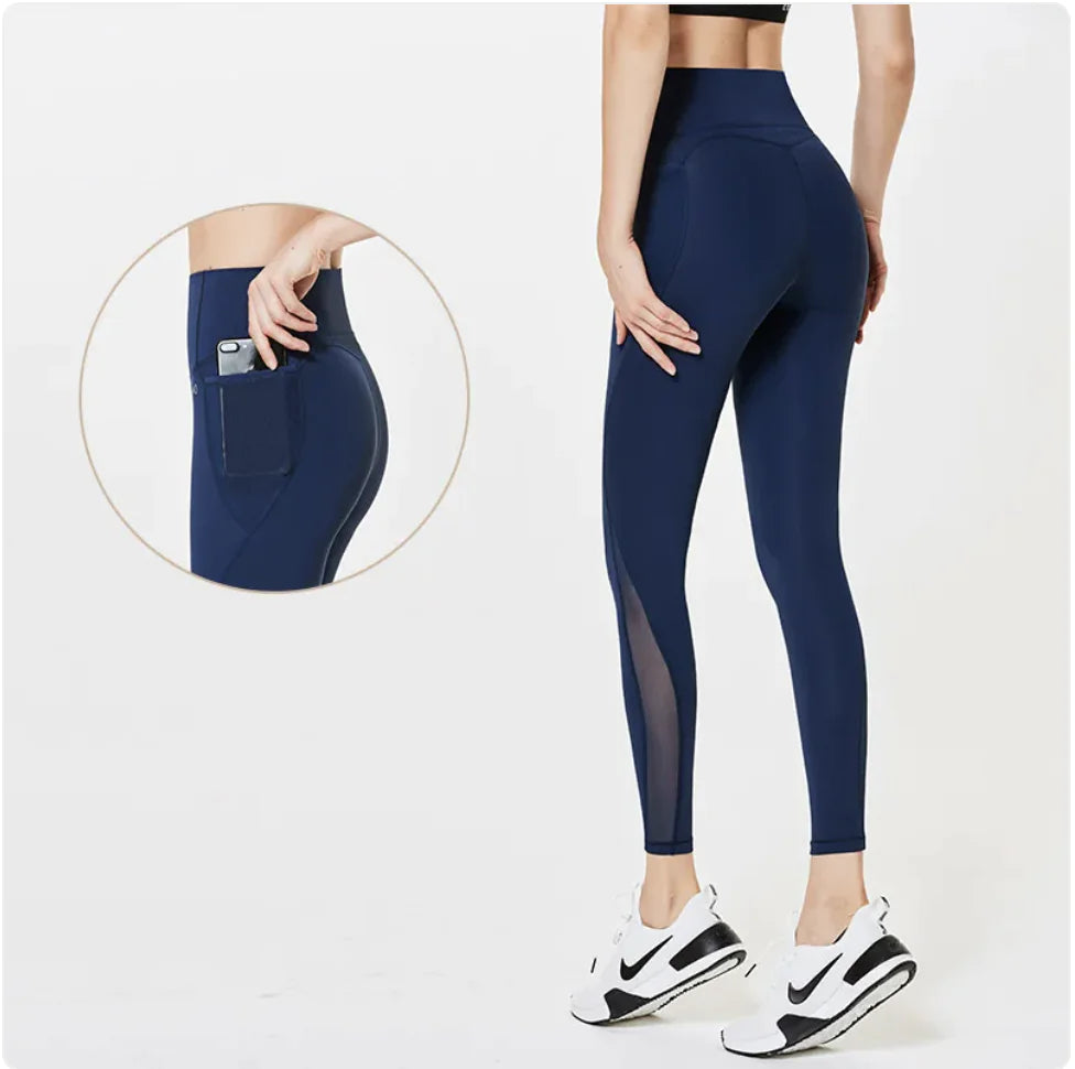 Women's Stretch Yoga Fitness Pants - High-Waist Quick-Dry Leggings | Athletic Wear