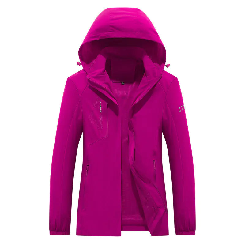 Women's Windproof Sports Jacket - Lightweight Autumn Outdoor Windbreaker