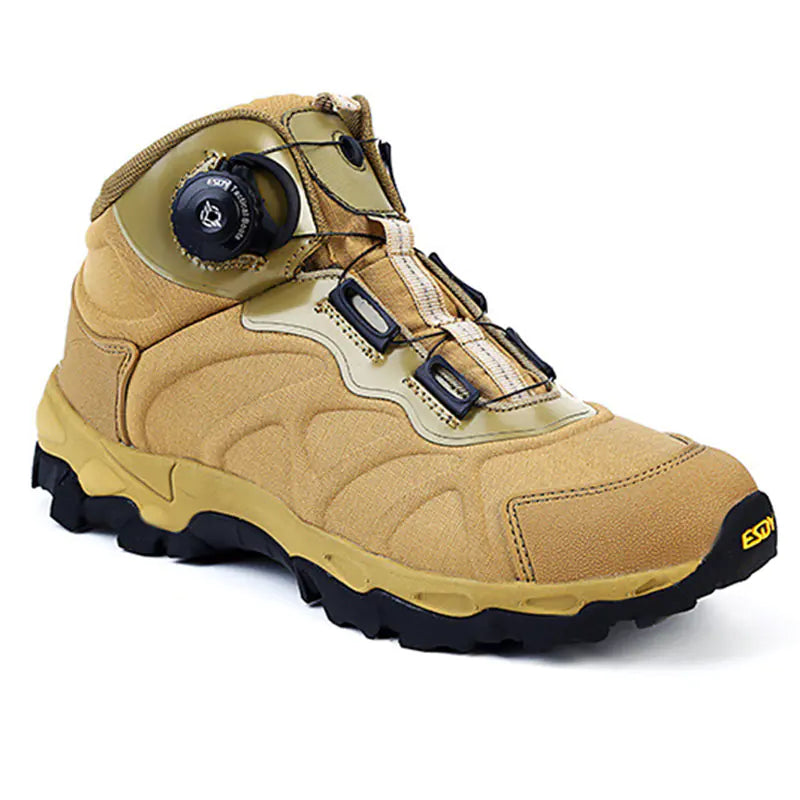 Military Tactical Off-Road Trekking Boots - ESDY Fast Reverse Combat Boots | All-Season Hiking