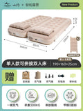 Self-Inflatable Camping Mattress - 190x160x25cm Double with Pillow | Home & Outdoor Use