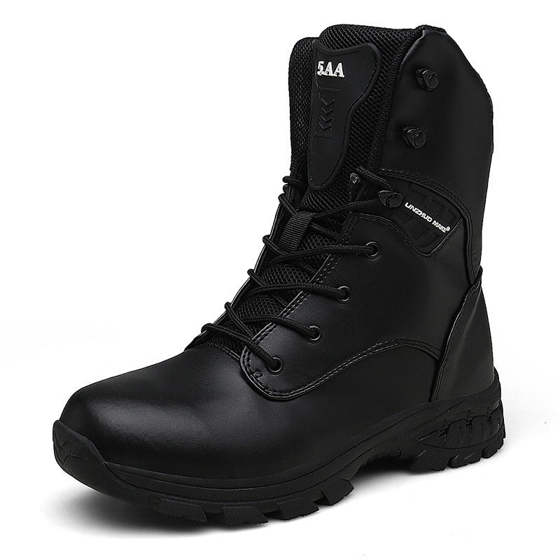 High-Top Camouflage Waterproof Combat Boots – Men's Tactical Outdoor Boots