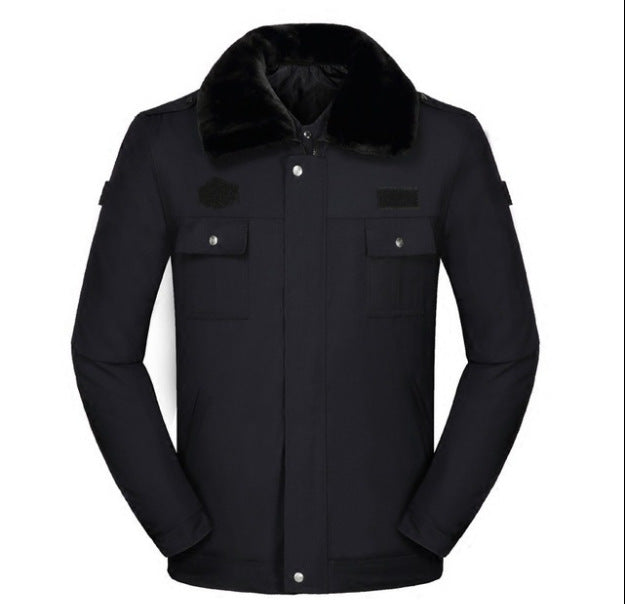 Winter Security Cotton Jacket - Thick Warm Workwear