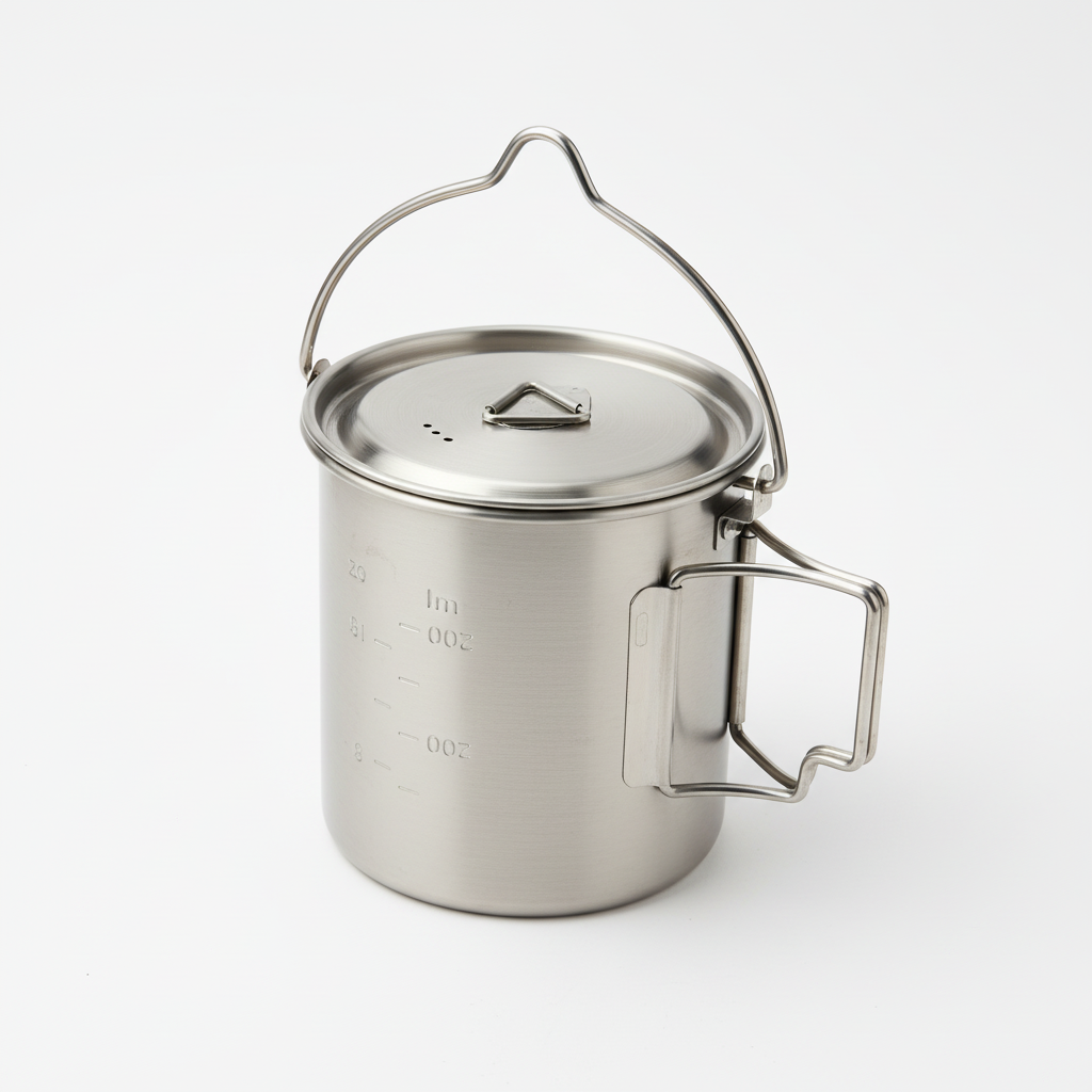 750ml Camp Cook Pot - Professional Product Shot
